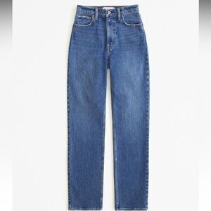 BRAND NEW Abercrombie & Fitch The 90’s Straight Ultra High Rise Curve Love